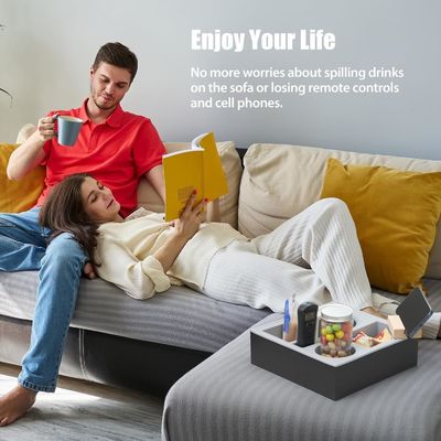 Silikone houten bank Caddy organisator voor waterdichte bank Auto Aanvaarding van op maat gemaakte bestelling