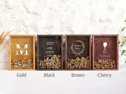 Op maat gemaakt houten doos voor verjaardag en trouwgeschenk Matt Laminatie Printing Handling
