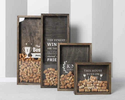 Op maat gemaakt houten doos voor verjaardag en trouwgeschenk Matt Laminatie Printing Handling