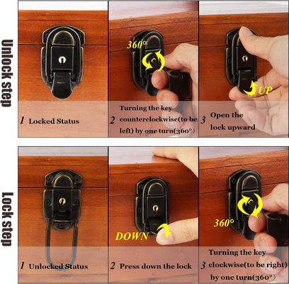 Timber Custom Decorative Handmade Craft Grote houten doos 9.3X7.6X4.5 Inch Custom Order