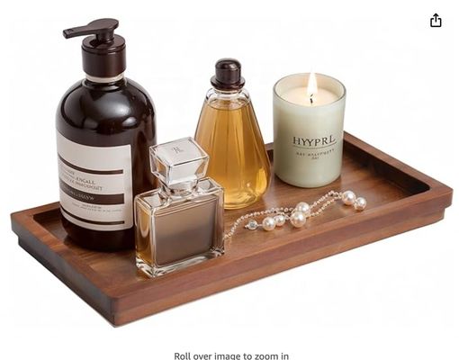 Warm moderne biologische stapelbare bamboe serveerbak voor thee kom gratis monster kosten