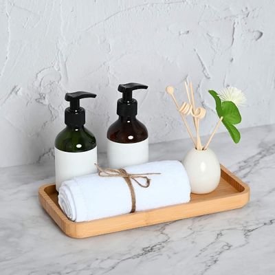 Warm moderne biologische stapelbare bamboe serveerbak voor thee kom gratis monster kosten