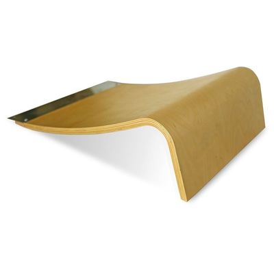 7.9" Verbrand hout lanceerbalk voor skateboard fietsen rollers en rc auto's gewone houten doos