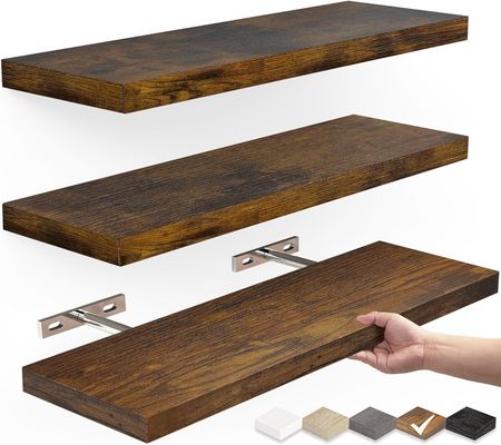Design Custom 3 sets Drijvende plank Set Ruimtebesparende woningversiering voor woonkamer display