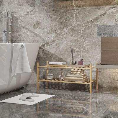 Multifunktioneel 2-laag bamboe stapelbaar schoenenrek organisator voor functioneel ontwerp