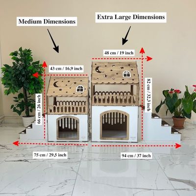 Moderne kattenmeubelen op maat Houten konijnenhuis voor katten en kleine dieren
