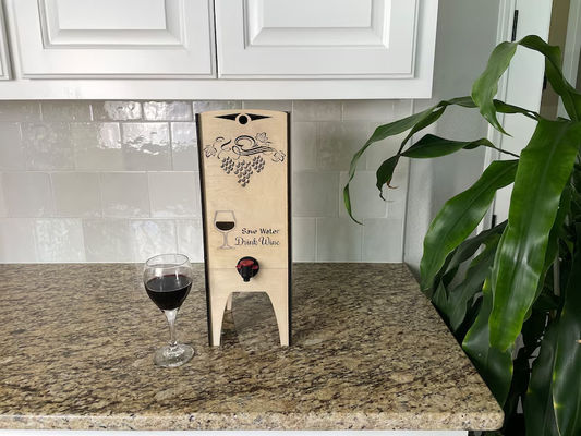 Houten wijndoos display stand voor meerdere maten van dozen handgemaakte wijndoos houder