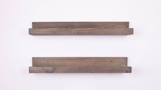 Gepersonaliseerd logo Acceptabele houten schilderij rand Drijvende plank voor uitstekende woningversiering