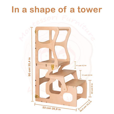Voorbeeld Gratis leerstoel voor kinder tafel en activiteiten toren
