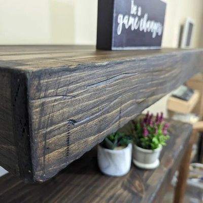 Rustieke stijl houten drijvende planken 3 inch dik 10 inch diep aanpasbaar OEM ODM