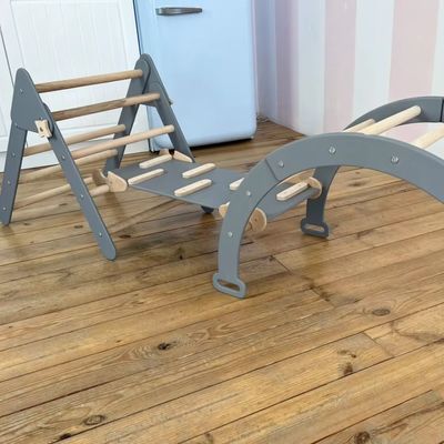 Montessori klimsets voor peuters Indoor driehoek klimmer in uw keuze van kleur