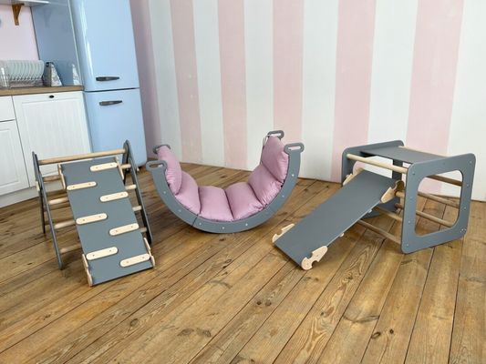 Montessori klimsets voor peuters Indoor driehoek klimmer in uw keuze van kleur