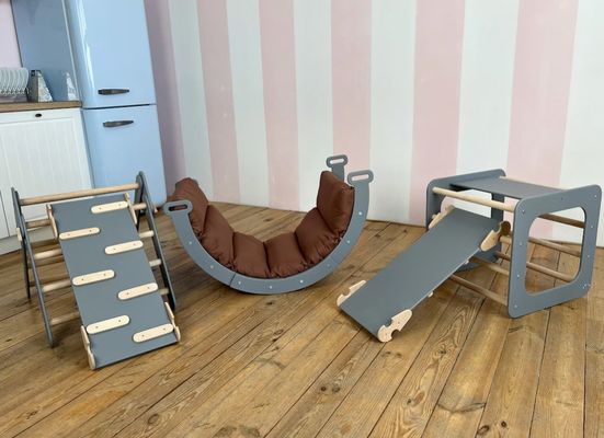 Montessori klimsets voor peuters Indoor driehoek klimmer in uw keuze van kleur