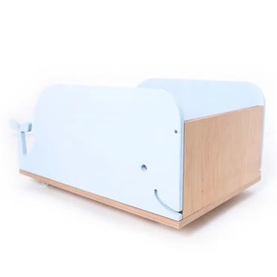 Houten speelgoeddoos op wielen aangepast op uw verzoek voor kinderen speelgoed organisatie