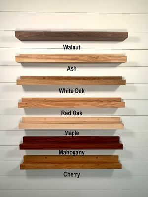 Houten huisversiering Rustieke stijl Solid Hardwood Floating Shelf met aanpassingsmogelijkheid