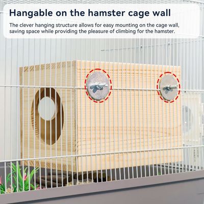 Houten schuilplaats voor kleine dieren met een stevig patroon tegen betaalbare kosten