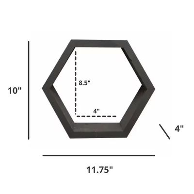 Woonkamermeubilair Set van 3 rustieke houten drijvende planken voor moderne muuropslag