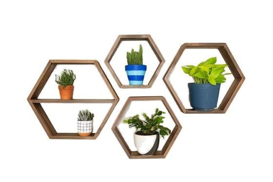 Houten hexagonale planken De perfecte combinatie van functie en stijl voor uw keuken