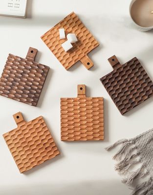 Solid Wood Creatieve Isolatie Mat voor Cherry Wood Anti-Scaling Coffee Cup Holder