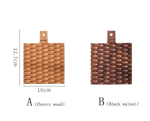 Solid Wood Creatieve Isolatie Mat voor Cherry Wood Anti-Scaling Coffee Cup Holder