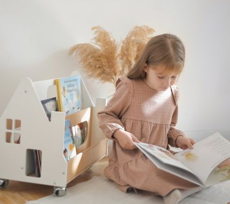OEM-boekenplank voor peuters voor moderne designstijl Gepersonaliseerde Montessori-meubels