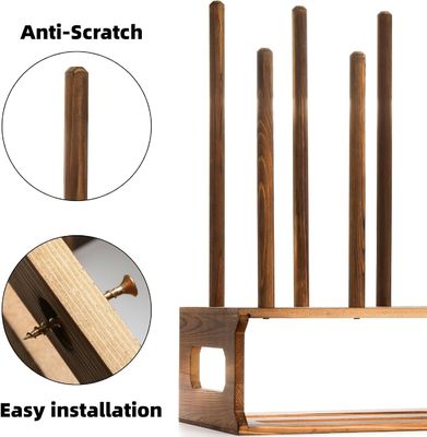 Rustieke houten schoenrek organisator kleur als uw verzoek voor de toegang schoenen opslag