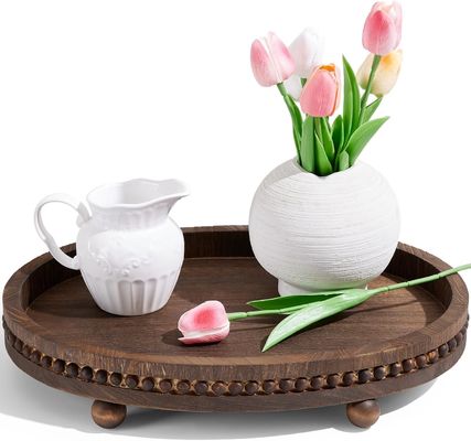 Op maat gemaakte ontwerpen Houten decoratieve bak voor keuken en eettafel in rustieke stijl