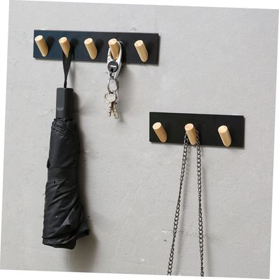 Rustieke muur gemonteerde sleutelhoek ijzeren plaat voor kantoorgebouw 7,75" L x 7,75" W x 48,5" H