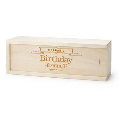 Stockgraad Roodwijn Doos Houten verpakking Drukwerk Andere rechthoekige/vierkante/ronde