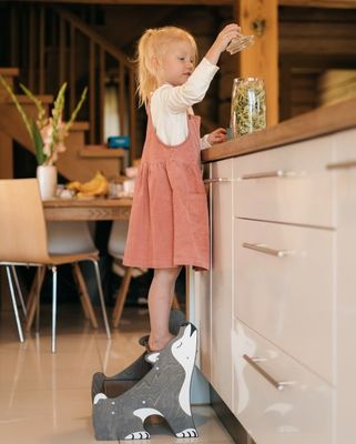 Grote hoeveelheid kinderstoel voor peuters Perfecte hulp in keuken en badkamer