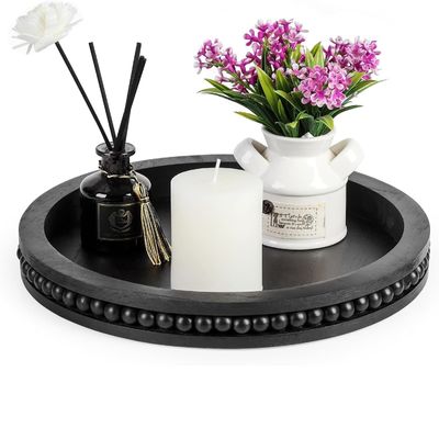 Houten decoratieve bak voor koffie tafel en boerderij middelpunt Gratis monster kosten