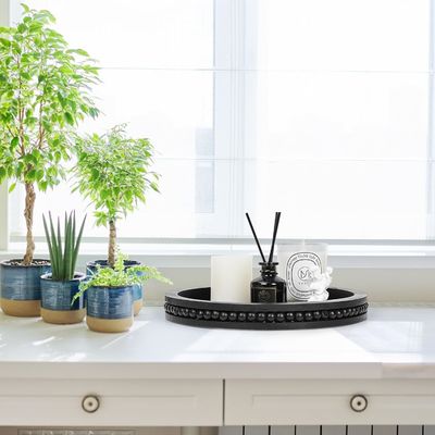 Houten decoratieve bak voor koffie tafel en boerderij middelpunt Gratis monster kosten