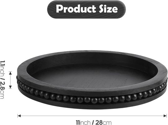 Houten decoratieve bak voor koffie tafel en boerderij middelpunt Gratis monster kosten