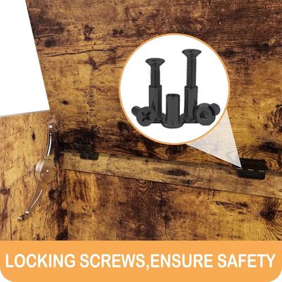 Houten entree opslagbak voor woonkamer aangepast logo Acceptabele speelgoed opslagdoos