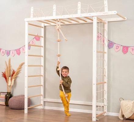 Aanpasbare Jungle Gym voor kinderen met optioneel touw accessoire en kinderkamer mobiel