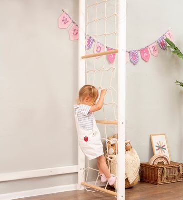 Aanpasbare Jungle Gym voor kinderen met optioneel touw accessoire en kinderkamer mobiel