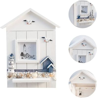 Hout Nautisch Wandmontage Hangend Decoratief Handgemaakte Sleutelhanger voor kantoorgebouwen