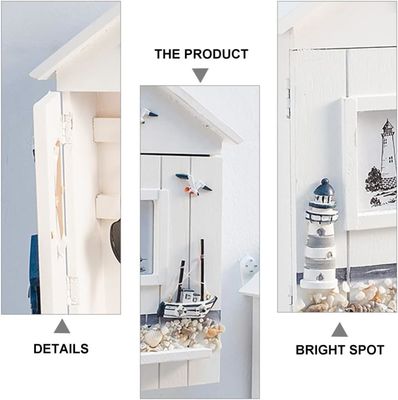 Hout Nautisch Wandmontage Hangend Decoratief Handgemaakte Sleutelhanger voor kantoorgebouwen