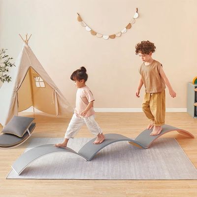 35 inch houten balansbord voor kinderen kleuters tieners volwassenen houten kinderen speelgoed voor kinderen Montessori leer speelgoed rocker