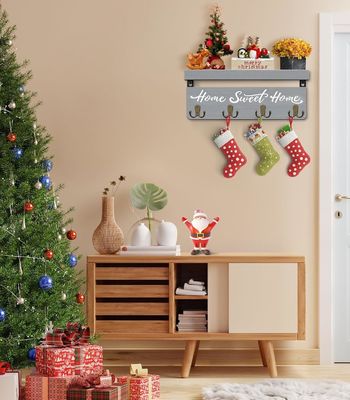 Gepersonaliseerde vorm Hout sleutelhouder Muur Montage Sleutelhanger Organiseer uw sleutelcollectie