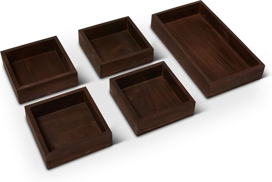 Hoofdstukken op maat 18.5 x 12 inch Grote rustieke koffiebank en bank