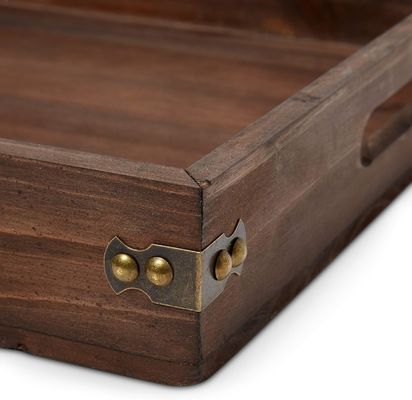 Hoofdstukken op maat 18.5 x 12 inch Grote rustieke koffiebank en bank