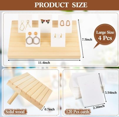 Functionele multifunctionele oorbelhouder voor georganiseerde sieraden display en opslag