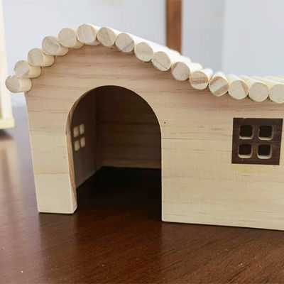 Geschenk Craft Dierenbed Industrieel Houten Ijs Huis voor Klimmen Lief natuurlijk hout