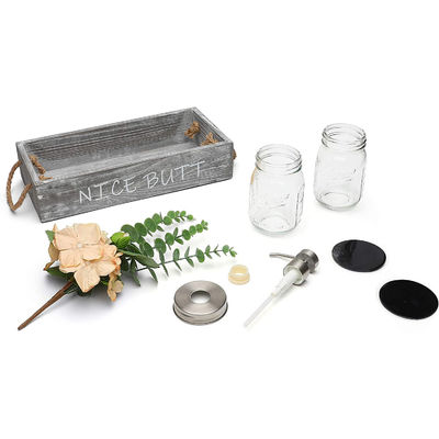 Industriële houten voedselcontainerbak voor brood, fruit en huisversiering handgemaakt