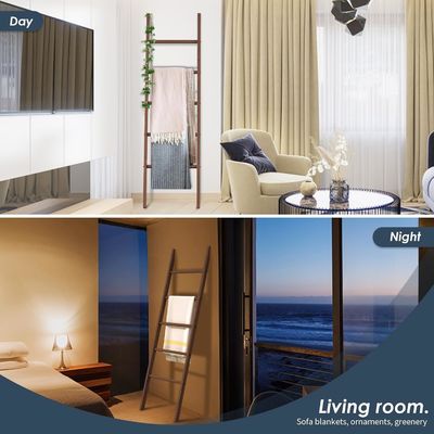 Huishoudelijke apparatuur Houten ladder plank Decoratieve dekbed ladder voor badkameropslag