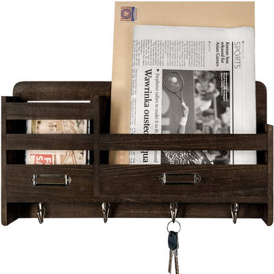 Wandgebouwde plank kleding hangend sleutelhanger voor wand decoratief aangepast logo