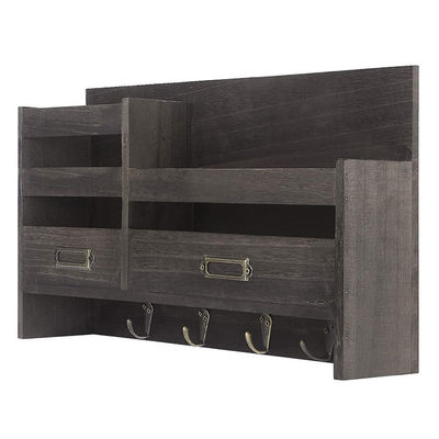 Wandgebouwde plank kleding hangend sleutelhanger voor wand decoratief aangepast logo