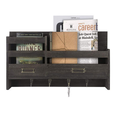 Wandgebouwde plank kleding hangend sleutelhanger voor wand decoratief aangepast logo