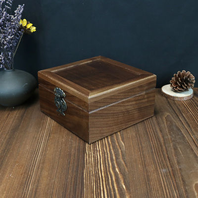 Industriële houten geschenkdozen voor juwelen en schoonheidsartikelen